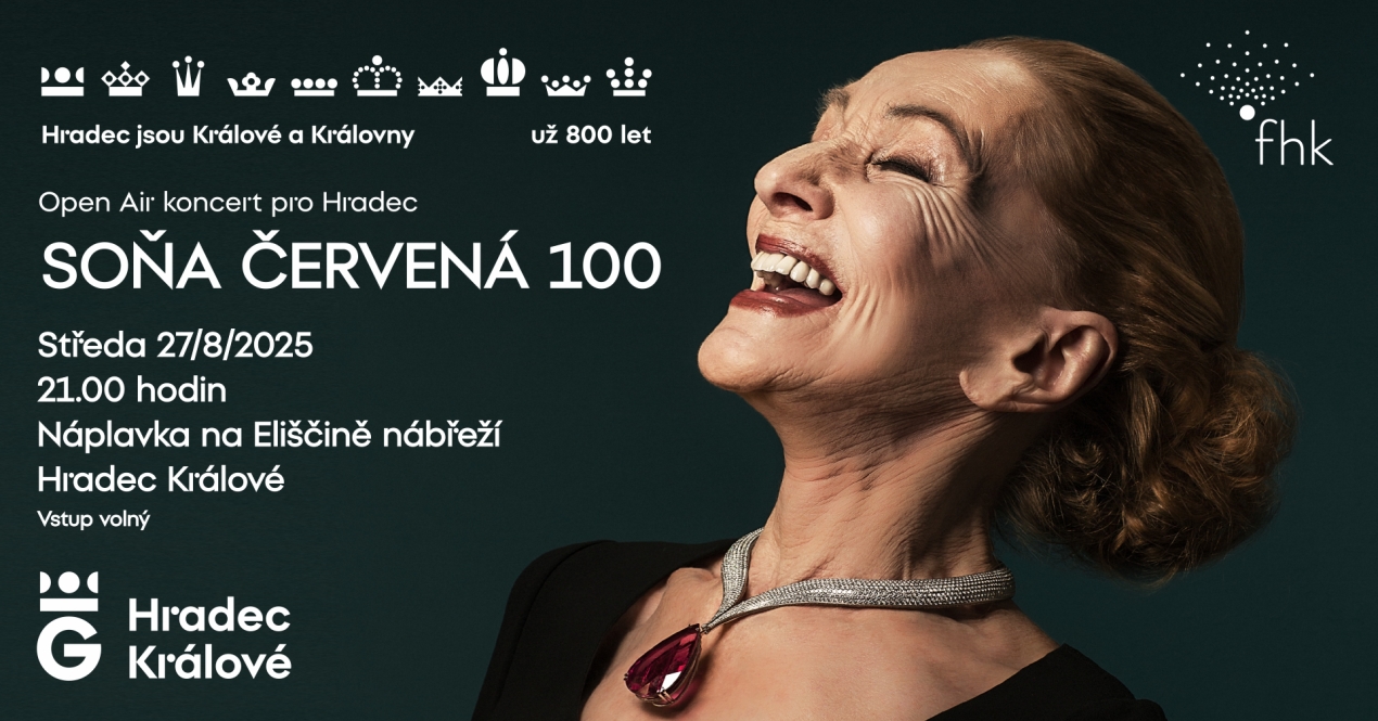 Open Air koncert pro Hradec - Soňa Červená 100